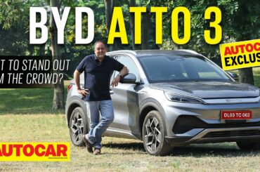 2022 BYD Atto 3 review - Funky & feature packed EV driven | EXCLUSIVE! | First Drive | Autocar India