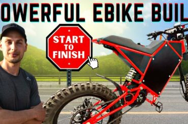 Complete Build of Powerful DIY Electric Bike