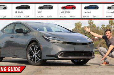 The *OFFICIAL* 2023 Toyota Prius Buying Guide - LE vs XLE vs LTD