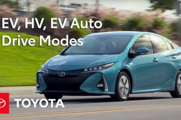 Toyota How-To: 2017 Prius Prime – EV, HV, EV Auto Drive Modes | Toyota