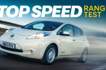 How Quickly Will It DIE? Top Speed Electric Car RANGE TEST!