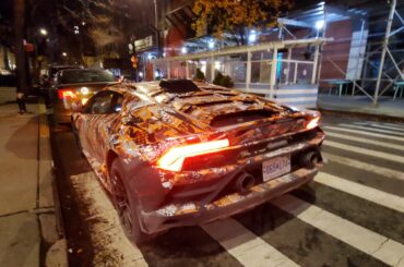 My uncle spotted the new [Lamborghini Steratto] in NYC last night.