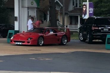 [ Ferrari f40] on my walk to school