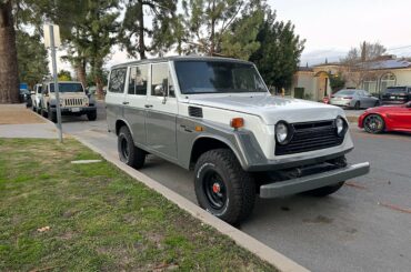 A [Toyota LandCruiser] unsure the year. Freaking awesome & beautifully restored.