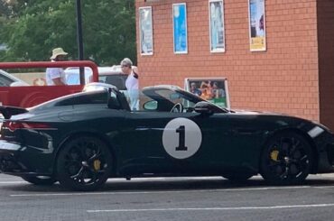 Spotted a [Jaguar F-type project 7] at a petrol station