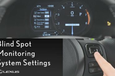 Lexus How-To: Adjust the IS Blind Spot Monitor Settings | Lexus