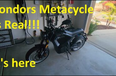 I Bought a Sondors Metacycle Supermassive Electric Motorcycle
