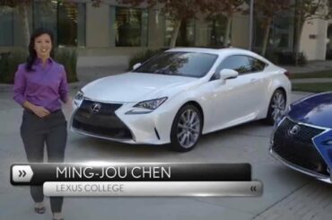 Fast Facts: The 2015 Lexus RC & RC F SPORT Walkaround Video