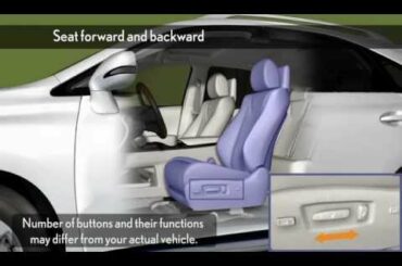 2010-2012 Quick Guide - Lexus Power Seats