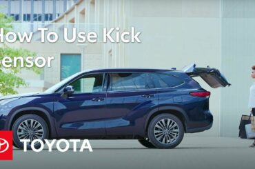 How to Use Kick Sensor in the Highlander | Toyota
