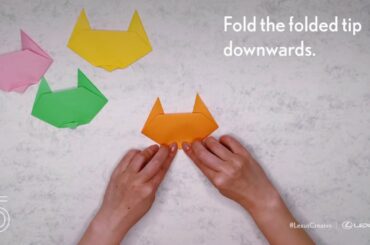 Lexus Creates: How to fold an origami cat