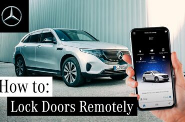How to Lock and Unlock Your Doors Remotely with Mercedes me