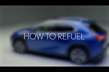 Lexus UX 250h: How to fill with fuel