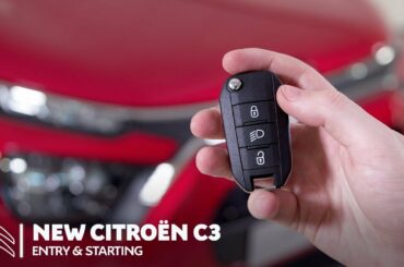 Citroën C3 - Entry & Starting
