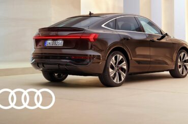 The fully electric Audi Q8 Sportback e-tron | Experience sporty design