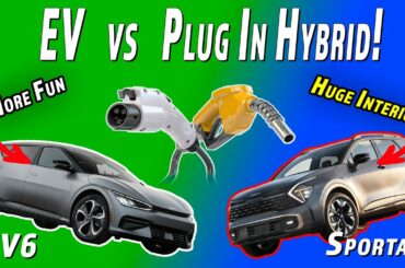 Which Is Right For You? An EV Or a Plug In Hybrid? Kia EV6 & Sportage PHEV Compared
