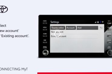 How to connect your MyT account to your Toyota's multimedia system