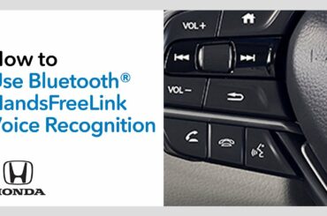 How to Use Bluetooth® HandsFreeLink Voice Recognition