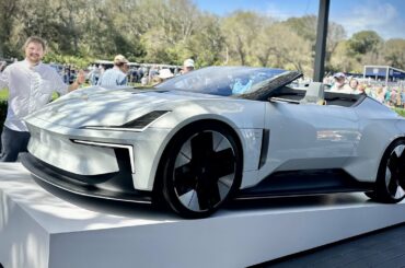 Every Electric Car On Display At The Amelia Island Concours d'Elegance 2023