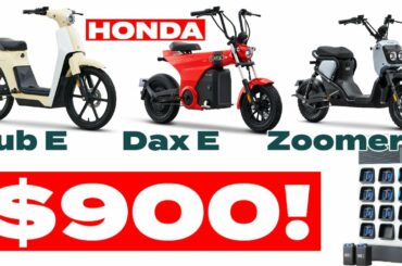 Honda Releases CHEAP New Motorcycles: Dax E, Cub E & Zoomer E