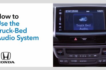How to Use the Truck-Bed Audio System