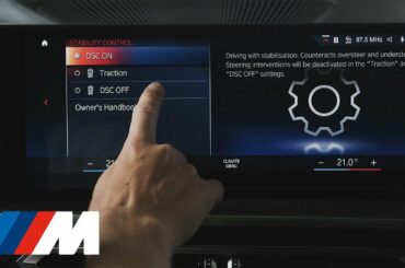 HOW TO ADJUST THE DSC AND DRIFT IN AN ELECTRIC BMW M MODEL.