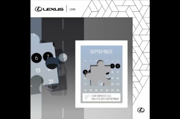 Lexus Link app - Service Reminder