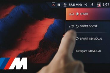 HOW TO ADJUST THE SPORT MODE IN YOUR ELECTRIC BMW M MODEL.