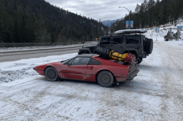 Overlanded [Ferrari 308] Spotted in Interior BC, Canada