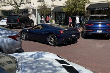 [Ferrari 458 Speciale] cruising past some regular traffic