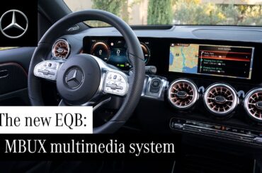 The New EQB and Its MBUX Multimedia System