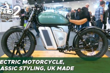 2022 Maeving RM1 electric motorcycle at the MCN London Motorcycle Show