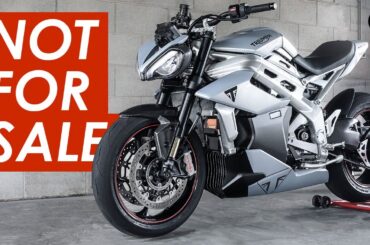 Why Triumph Won't Sell Their Electric Motorcycle! (TE-1 Prototype Unveiled)