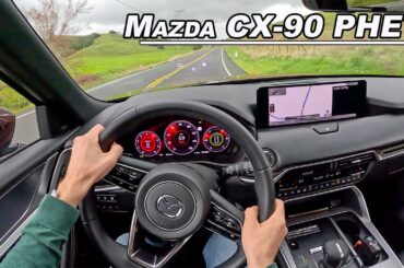 2024 Mazda CX-90 PHEV - The Plug-In Hybrid that Handles (POV Binaural Audio)