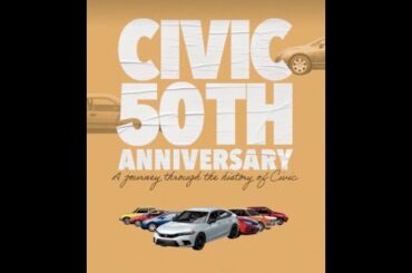 Let’s celebrate 50 years of 🚗 Civic together! 🥳 🥳 🥳 #Civic50th