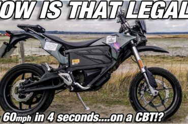 Fast as a 500cc on a CBT? - Electric Motorcycles Laws!