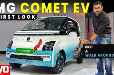 MG Comet EV | First Look | India’s smallest car | evo India
