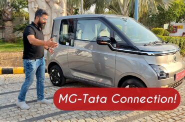 MG Electric Car Comet With Tata's Battery? | First Look