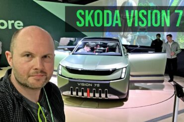 Skoda Vision 7 EV | Skoda's 7 seater 600km range electric car!