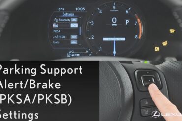 Lexus How-To: IS Parking Support Alert-Brake (PKSA-PKSB) Settings | Lexus