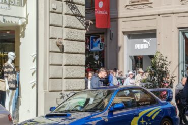 [Subaru Impreza GT] Beautiful 22B styling. Parked on the streets of Florence, Italy