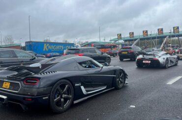 No biggie, just a [Koenigsegg Regera] being followed by 1/7 [Koenigsegg One:1].