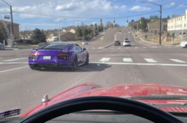 [Audi R8], shot with a potato