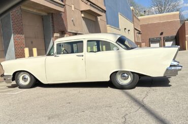 Really clean 1957 Chevy 150 I found along my way home today.