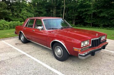 1987 Dodge Diplomat: The official car of...