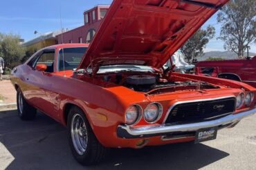 Menifee Car Show 2023: 1972 Dodge Challenger R/T and 1973 Chevrolet Corvette C3.