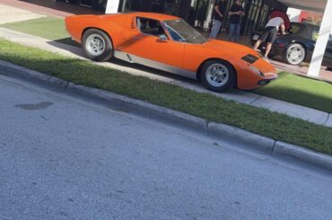 [Lamborghini Miura] on a gorgeous morning in South Florida