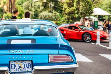 Pontiac Firebird Trans Am 455HO being photobombed in Monaco... [OC]