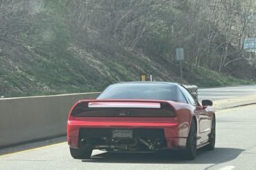 Not super rare, but rare to see an [Acura NSX] where I live. Sounded great.