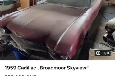 Dude in germany is selling a Broadmoor Slyview. 1 of 8 built. For crazy 250k$